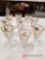 Vintage Libbey Glass - Golden Foliage Glasses