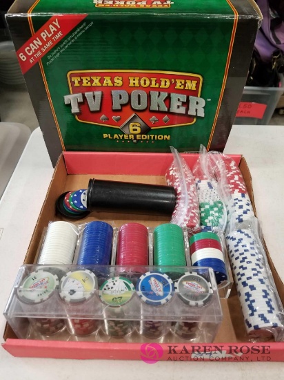 Poker Chips And Texas Holdem Game