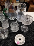 Lot Of Glassware And Decor