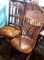 2 vintage wooden chairs