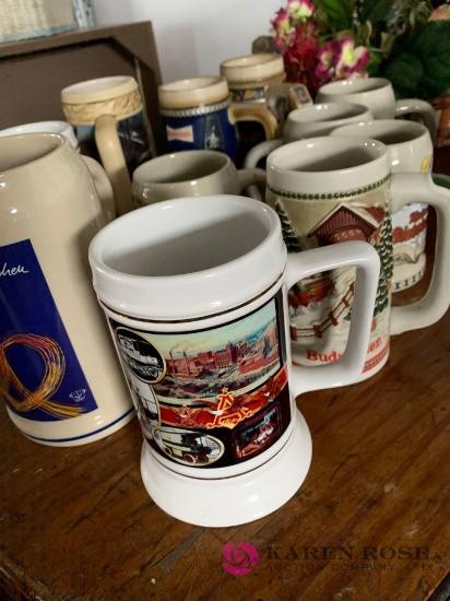 Lot of 13 Steins