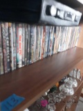 Row of Dvd's and DVD case full