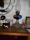 Oil lamp and collectibles