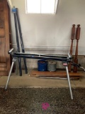 Tool lot, adjustable 8' jack posts, gas cans