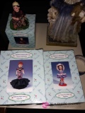Collectible figurines and end table