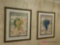Two 26 by 32 framed wine pictures BS
