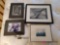 4 small framed pictures three are signed b1