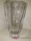 Orrefors Sweden crystal vase (office)