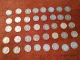 40 1935 to 1964 miscellaneous mints quarters