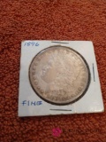 1896 one dollar coin Fine