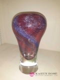 Blown glass vase (office)