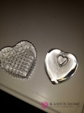 2 lead crystal paper weights (office)