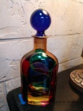 11 inch tall Venetian glass decanter