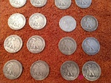 20 liberty walking half dollars 1940s