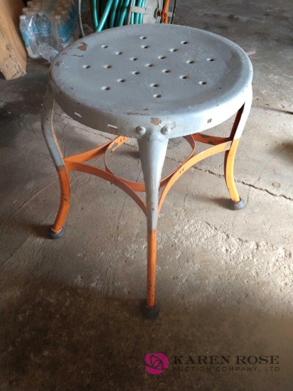 Metal shop stool