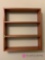 Wooden shelves set of two