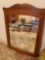 Wooden decorative mirror