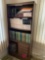 Bookcase with books