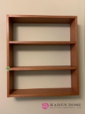 Wooden shelves set of two