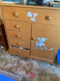 Vintage nursery dresser made by Kroll