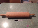 Large wood rolling pin