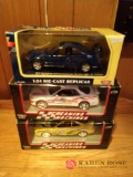 3 124th scale diecast cars