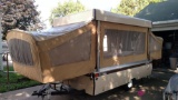 RETRO 1974 Coleman pop up camper stored inside 30 yrs,SUPER CLEAN