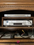 Memorex DVD player and Sony VHS