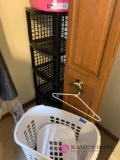 Laundry basket and shelf