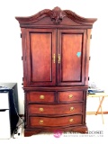 Large bedroom dresser armoire