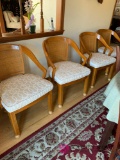 Set of four matching chairs