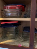 Pyrex Glass storage containers with lids