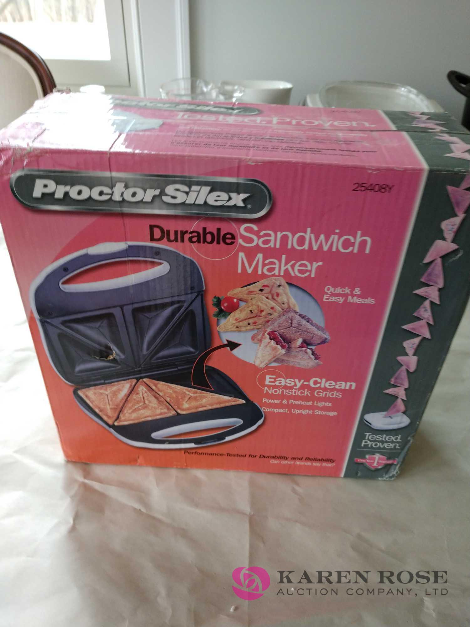New proctor Silex sandwich maker