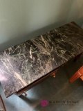 Marble table