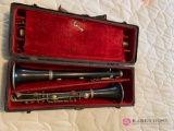 Two clarinets in a case Penzel Muller New York