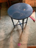 Blue painted table