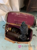 Vintage camera case and lenses