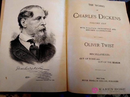30 volumes of Dickens Works