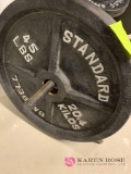 45 pound barbell weights