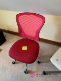 Pink computer chair