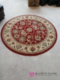 63 inch round rug