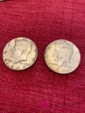 Two 1964 Kennedy halves