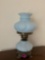 Blue oil lamp