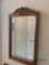 Mirror with wood frame