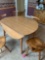 Drop leaf  expandable table table and six chairs