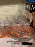 glass serving pieces