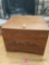 Wooden Storage Box and Contents