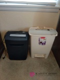 2 Paper Shredders and Waste Basket