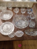 Lot of Crystal bowls and glasses