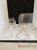 Lot of Clear Glass Bowls